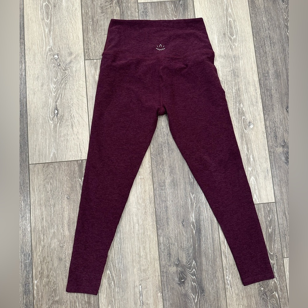 Beyond Yoga Spacedye Caught In The Midi High Waisted Legging Blackberry Heather